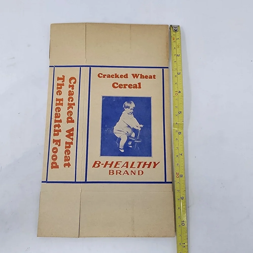 Vintage Dain-Tee Cereal Box B-Healthy Brand Plymouth Food Products‎ Connecticut